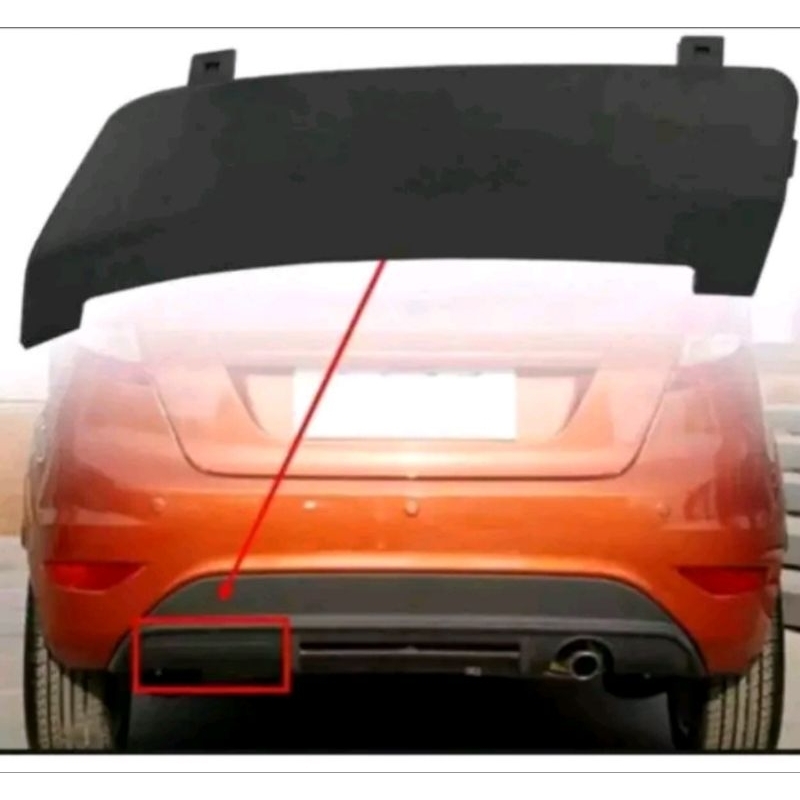ฝาครอบลากกันชนหลัง Ford fiesta 1400cc, 1500cc และ 1600cc