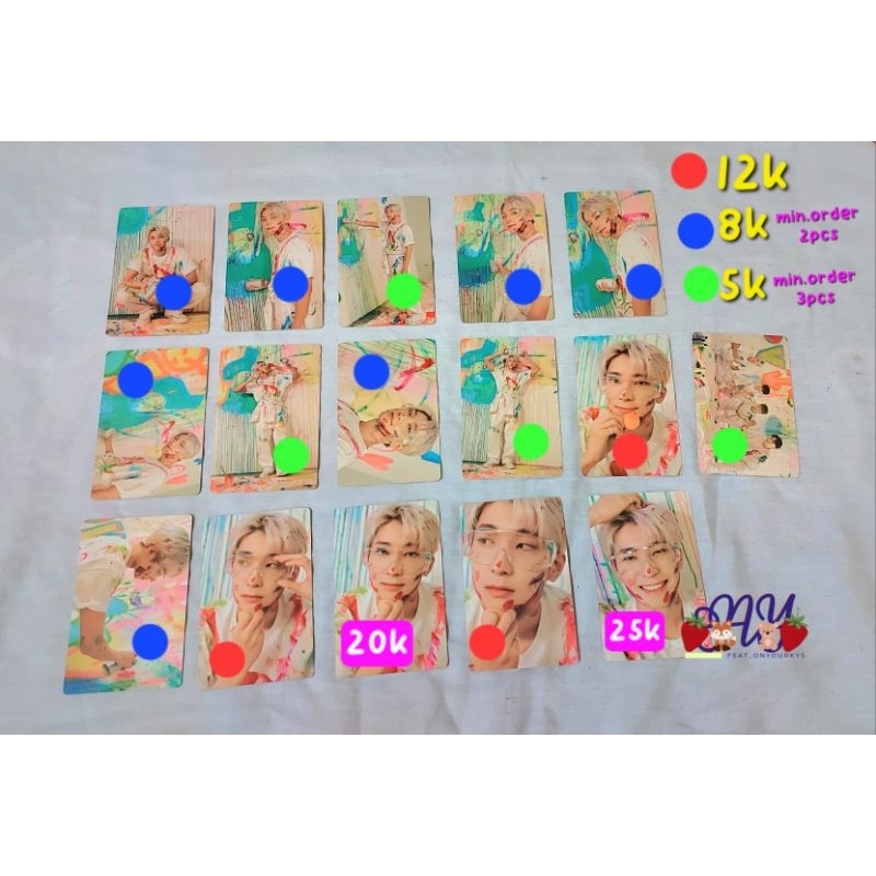 Wonwoo & Mingyu Face The Sun Carver Photocard อย่างเป็นทางการ