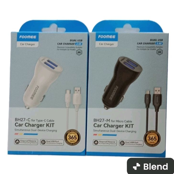 Foomee bh27 type c car charger