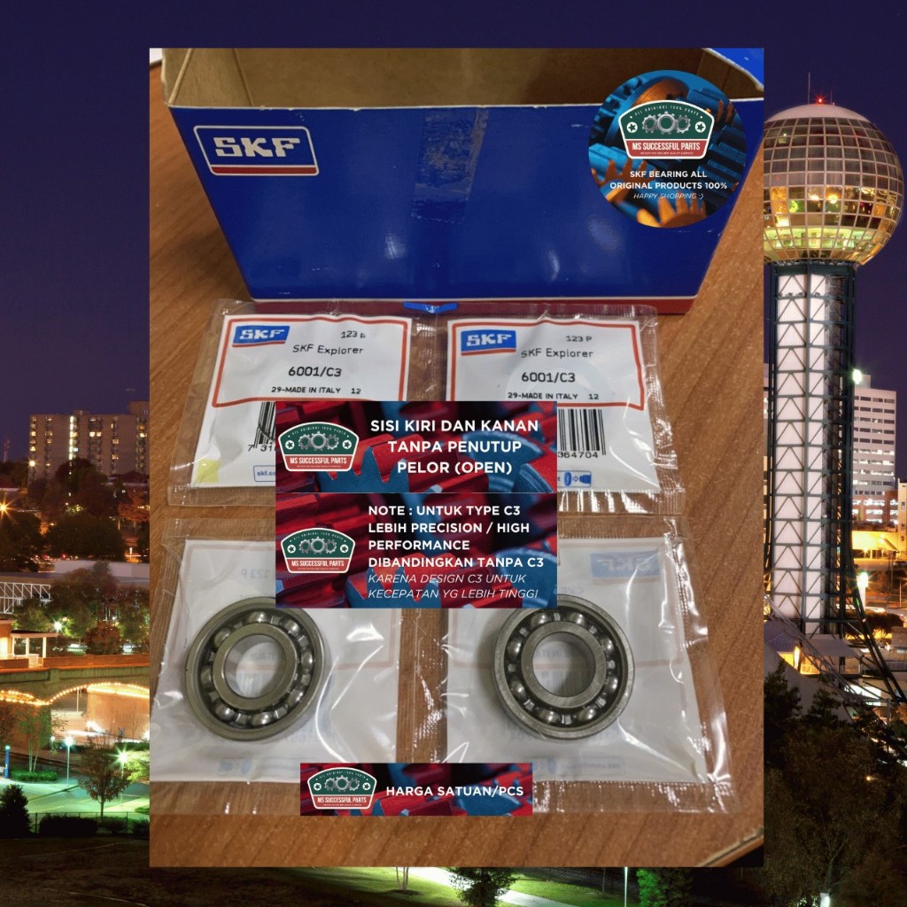 BEARING 6001 C3 SKF 6001/C3 ต้นฉบับ