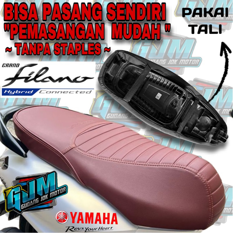 GRAND FILANO KARZKIN ฝาครอบที่นั่งมอเตอร์ไซค์ (WITH STRAP) GRANDFILANO