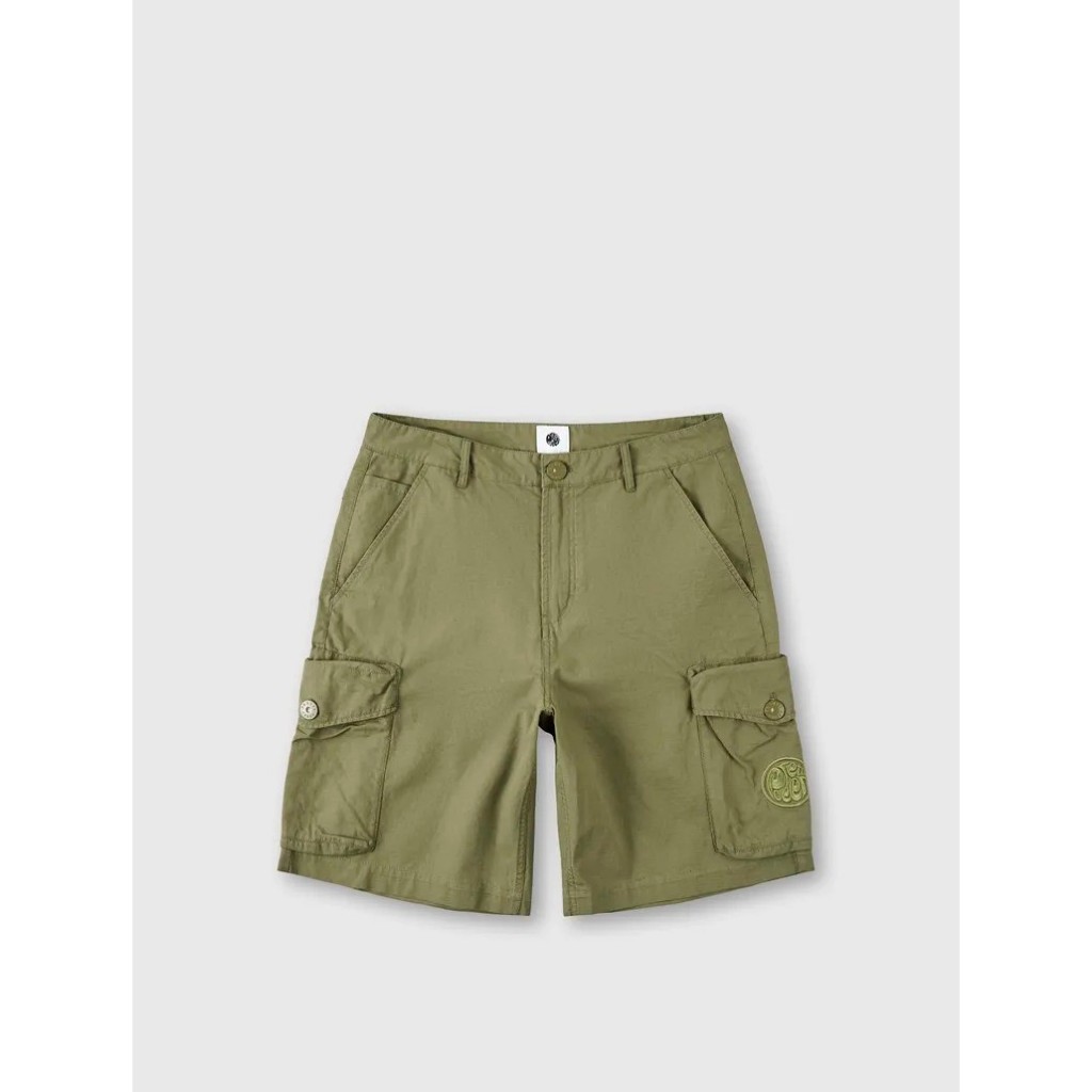 Pretty Green Miles Cargo Short Pant (สีกากี) ต้นฉบับ