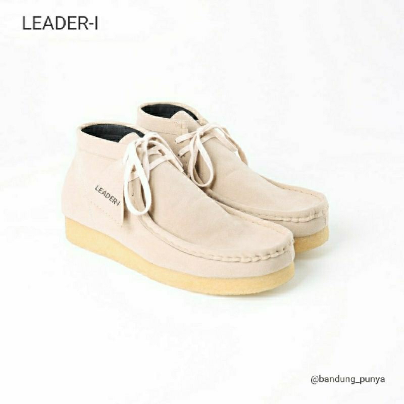 Cream Wallabee Mens Casual shoes - Boots รองเท้าแฟชั่น