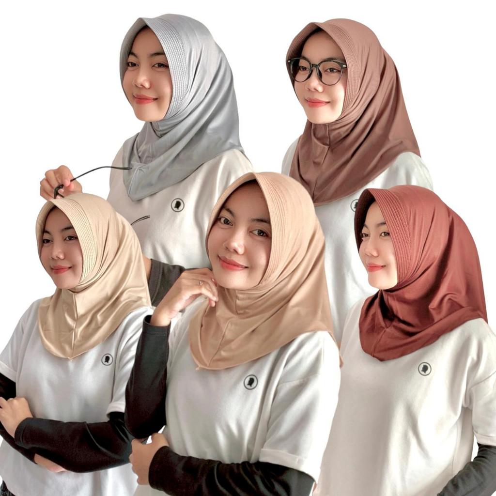 Sporty Hijab Size S/Bergo Instant Sporty/Bergo Simple