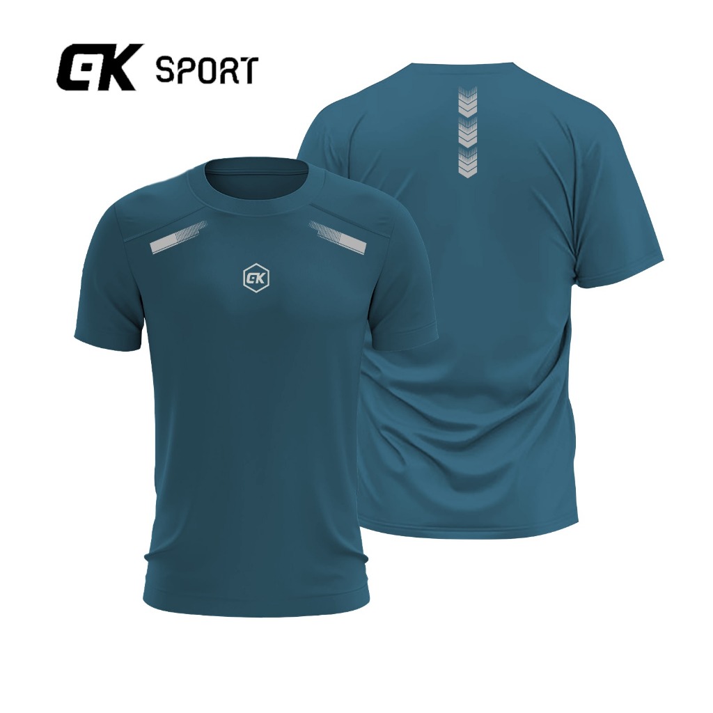 ใหม่ล่าสุดผู้ชายและผู้หญิงกีฬา SLIM FIT GYM SHIRTS SHORT-SLEEVED FITNESS SHIRTS PLAIN SPORTS SHIRTS 