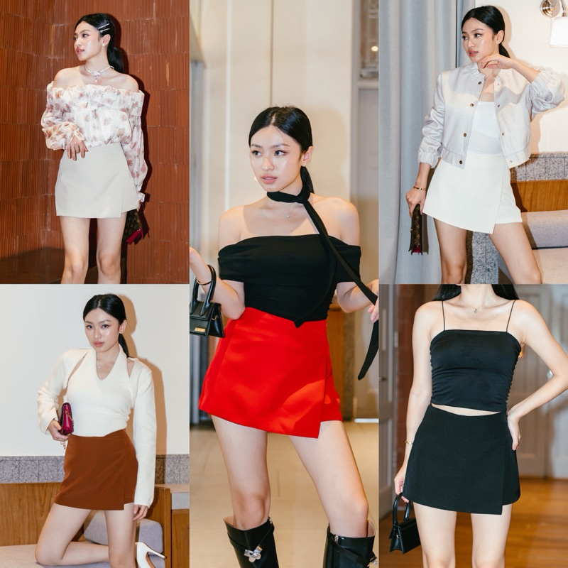 [MAFIA] STACY SKORT/Mini กางเกงขายาวผู้หญิง [MAFIA]n