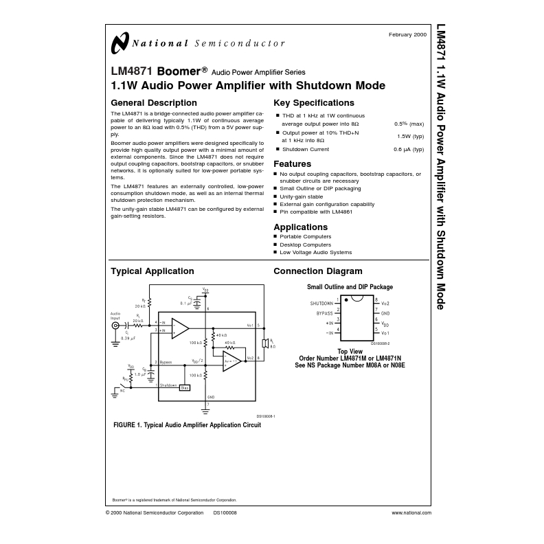 LM4871T*************