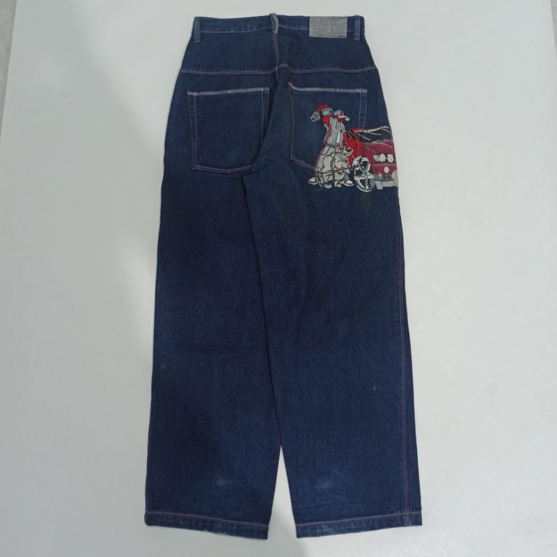 กางเกงยีนส์ Baggy VINTAGE SOHK SCHOOL OF HARD KNOCKS ไม่ใช่ JNCO EVISU DOGTOWN