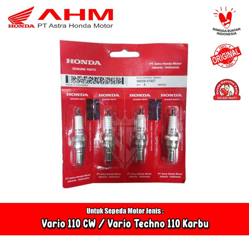 หัวเทียน U22FER9 Honda Vario Original AHM 9809-57927