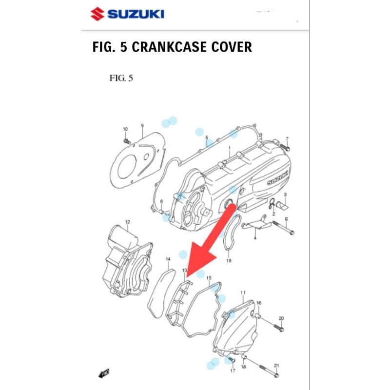 [11383-09J00-000] PLATE BELT COOLING DUCT_x000D_ - NEX 1 FI/KARBU