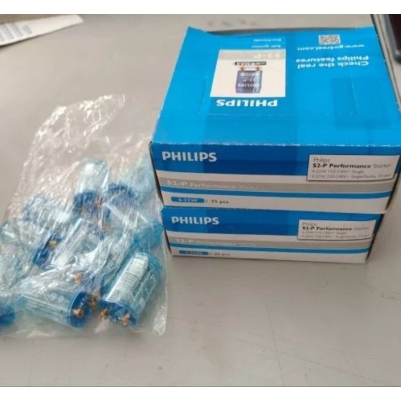 Philips S2 Lamp Starter สําหรับโคมไฟ TL / TLD 18 วัตต์ / 20 วัตต์ S2-P Performance Starter 4-22W PHILIPS - รูปที่ 2