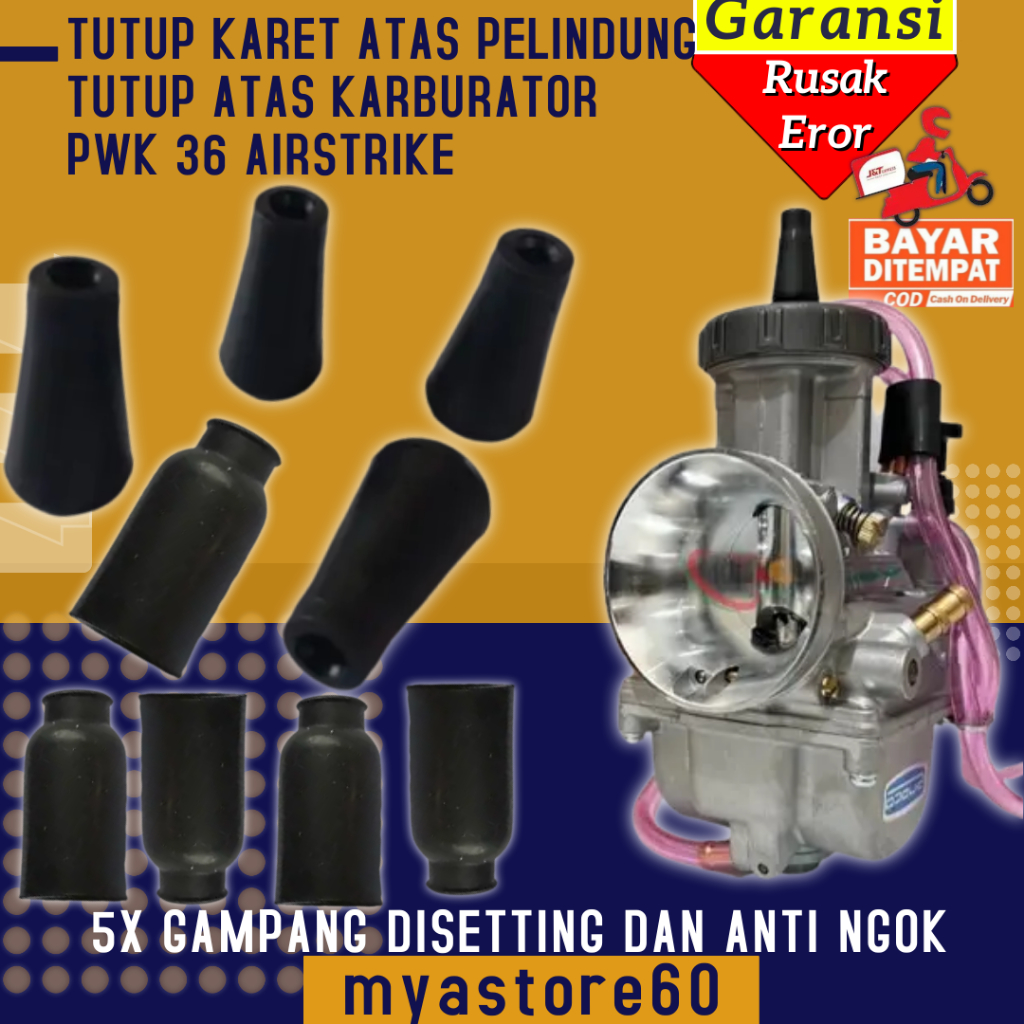 ฝาครอบยางซิลิโคนซิลิโคน Skep Protector ฝาครอบคาร์บูเรเตอร์คาร์บูเรเตอร์ PWK 36 AIRSTRIKE