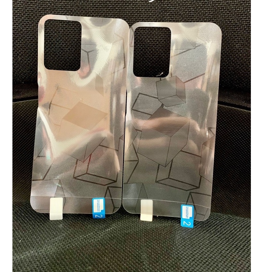 ITEL VISION 1 1 PRO VISION 2 2 PLUS VISION 3 PLUS VISION 5 ANTI-SCRATCH BACK SKIN GLITTER CUBE 3D AN