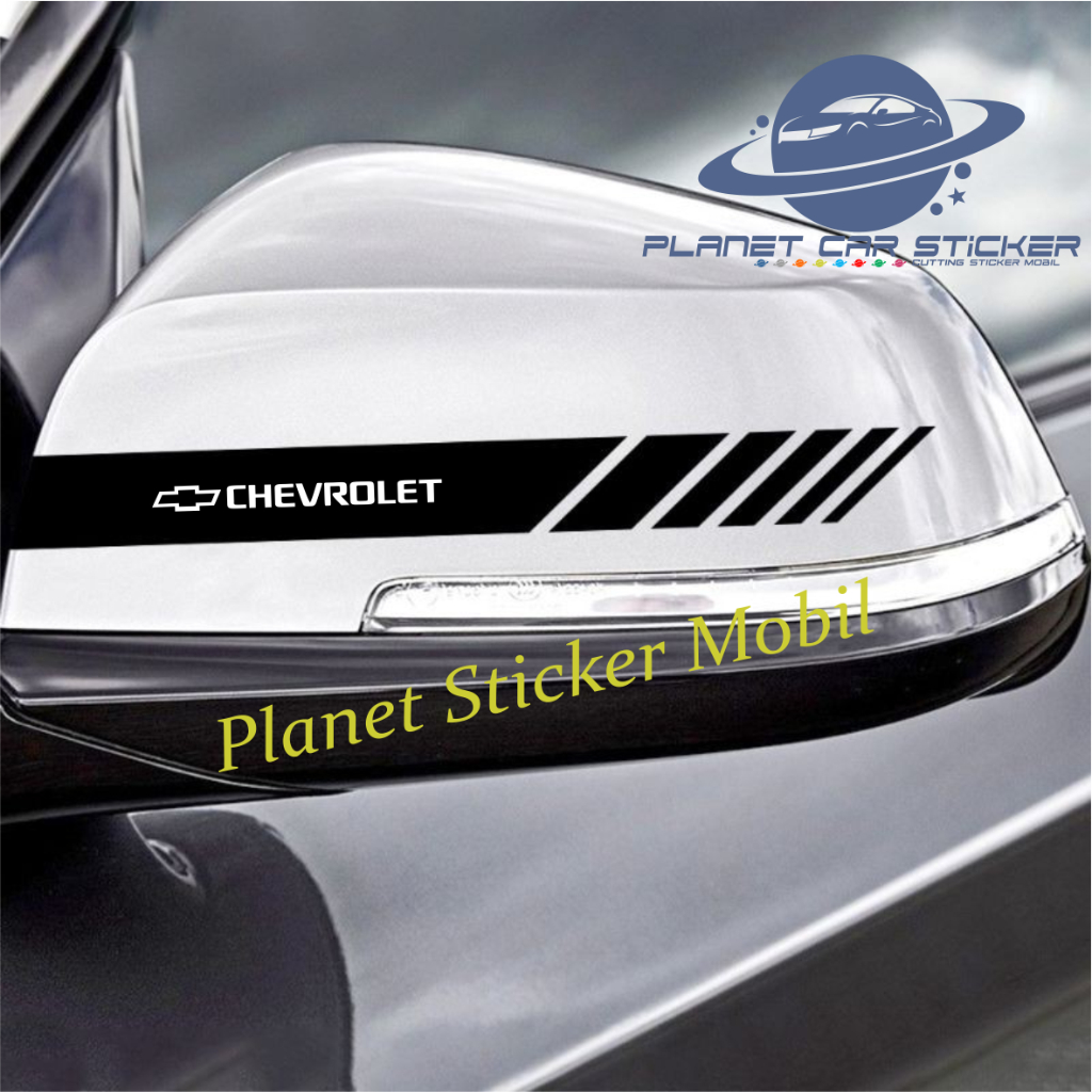 สติกเกอร์เชฟโรเลตที่ดีที่สุด chevrolet สติ๊กเกอร์กระจกมองหลังรถยนต์ chevrolet ฝาหมุน colorado สติ๊กเกอร์กระจกมองหลังคู่ขวาซ้าย
