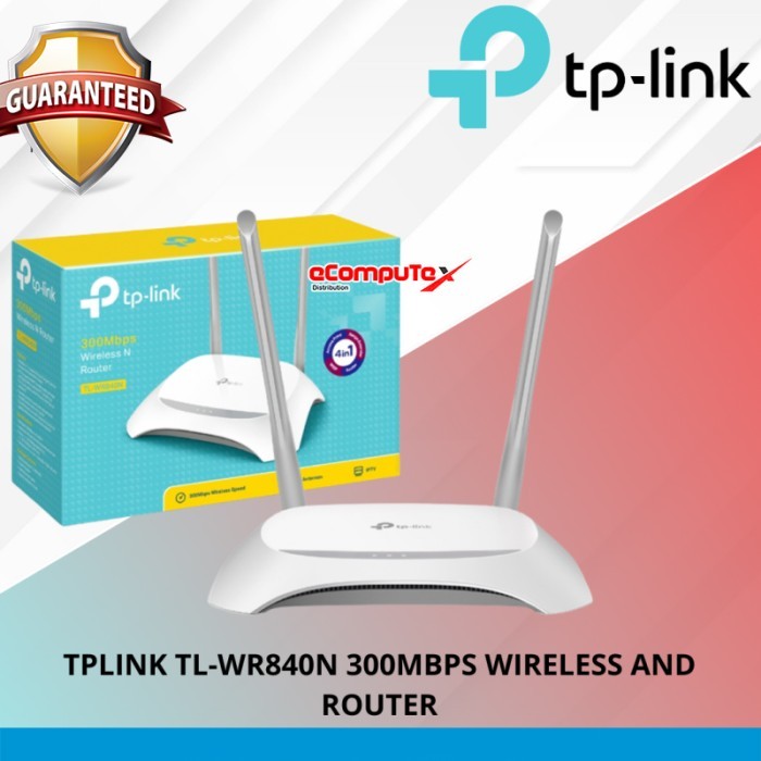 TPLINK WR-840N MODEM ROUTER WIRELESS WIFI TP-LINK WR840N 300 MBPS - การรับประกันอย่างเป็นทางการ