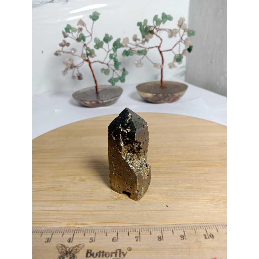 Stone Tower Pyrite Natural Peru Pointer (8)