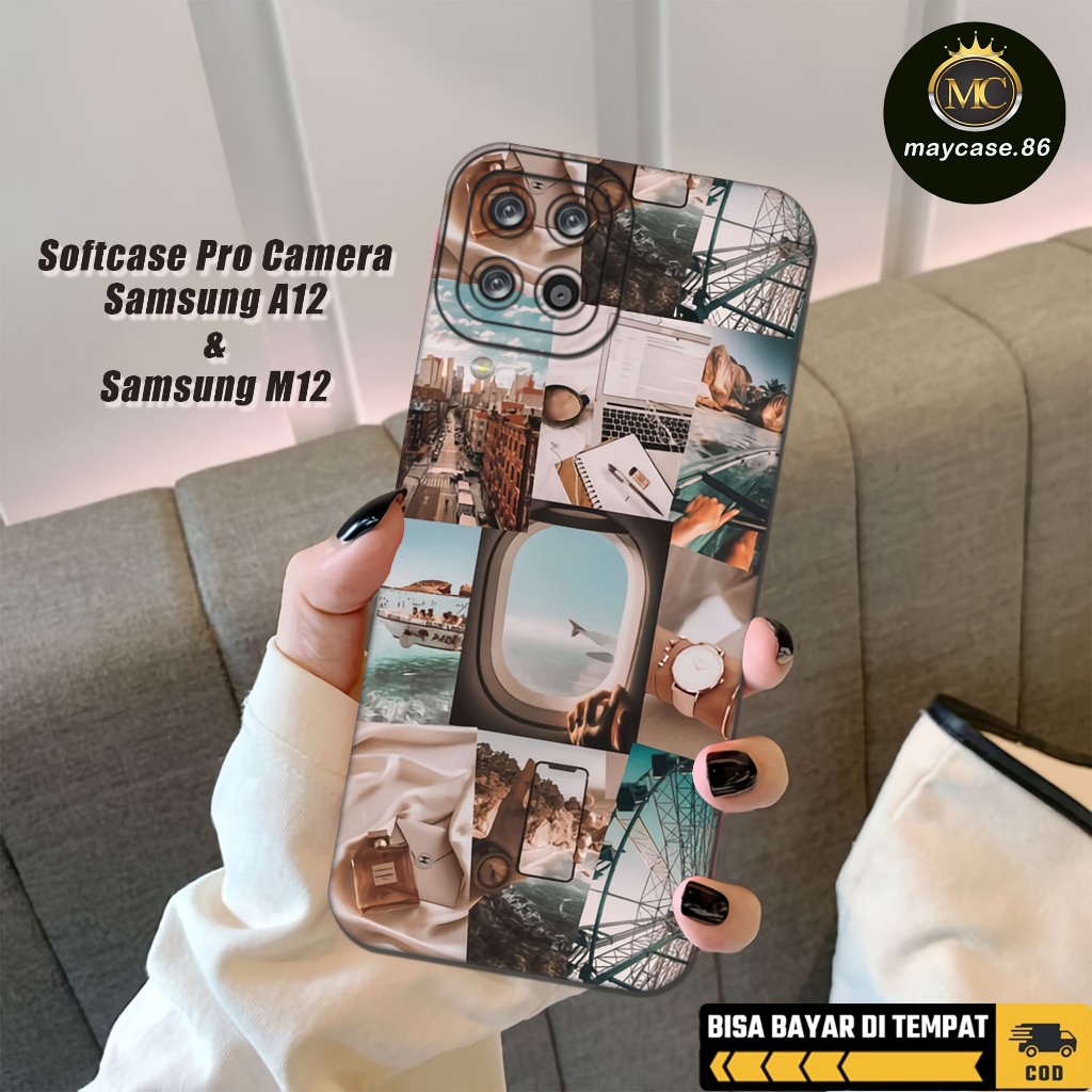 เคส HP MAYCASE.86 เคส Samsung A12/M12 - Samsung A12/M12 ABZTEACK Case Motif - Samsung A12/M12 Softca