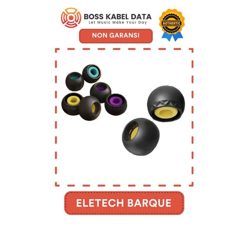 Eletech Baroque พรีเมี่ยมหรูหราซิลิโคน Eartips