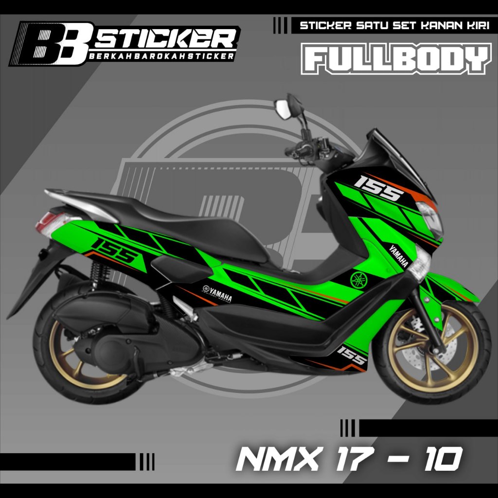 Yamaha NMAX 155 สติ๊กเกอร์รูปลอกเก่า CAN HOLOGRAM Fullbody 2015-2019 Nmx 17
