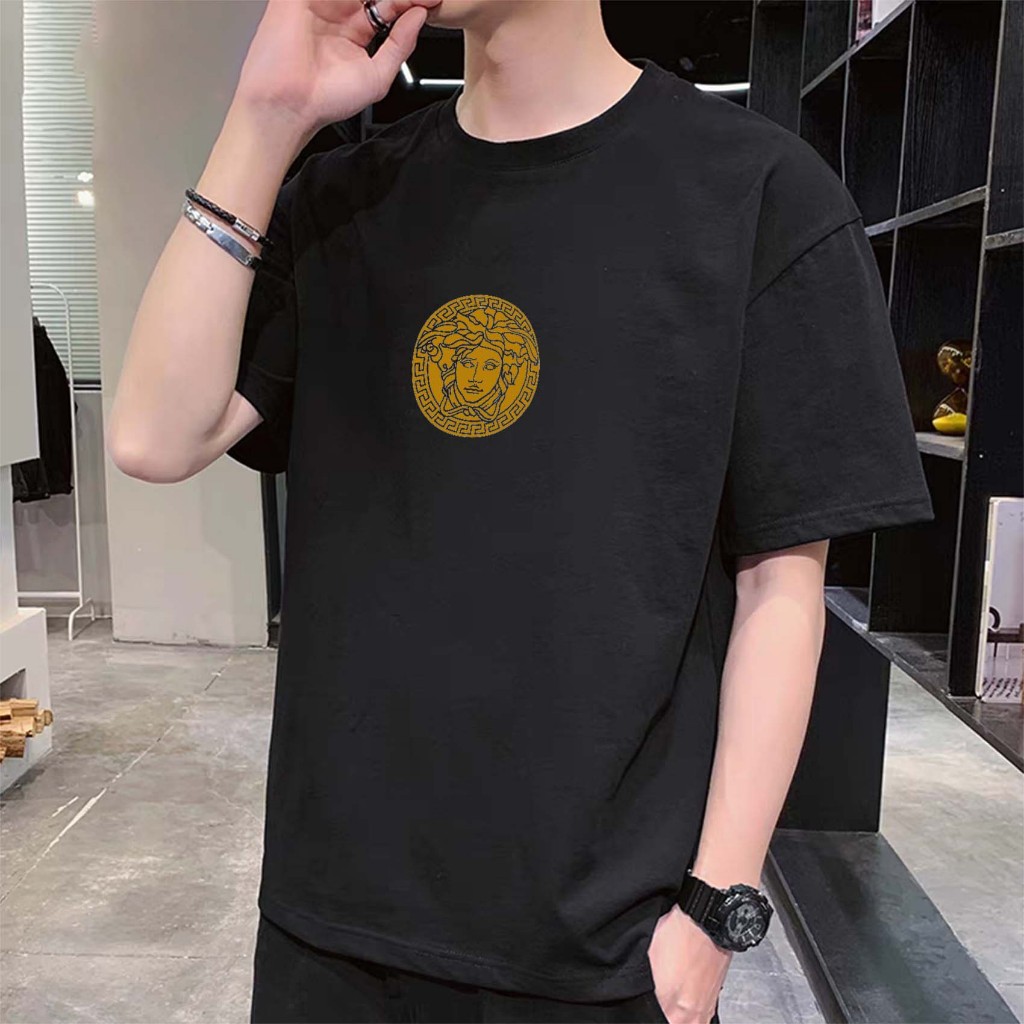 เสื้อยืดผู้ใหญ่ VERSACE Distro เสื้อผ้าผู้ชายสําหรับผู้ใหญ่