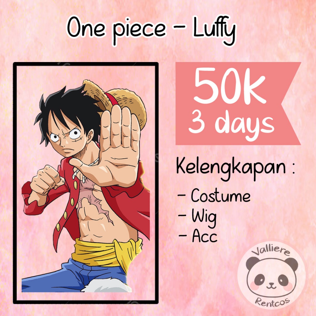 One piece luffy Costume เช่า