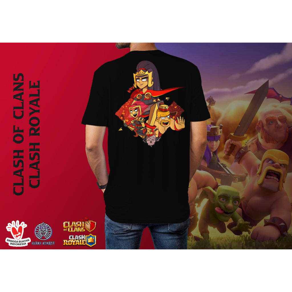 เสื้อยืด Clans Clash Royale Archer Queen