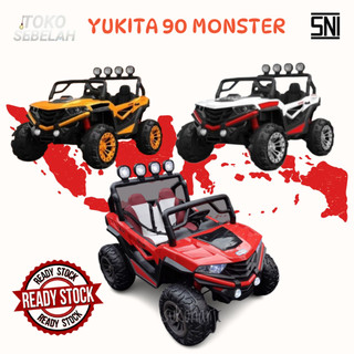 Mainan Anak Mobil Jeep Aki Yukita 90 Monster