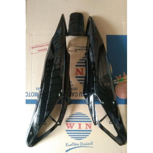 SUPRA X 125 07 BLACK BODY COVER + STOP COVER/WIN