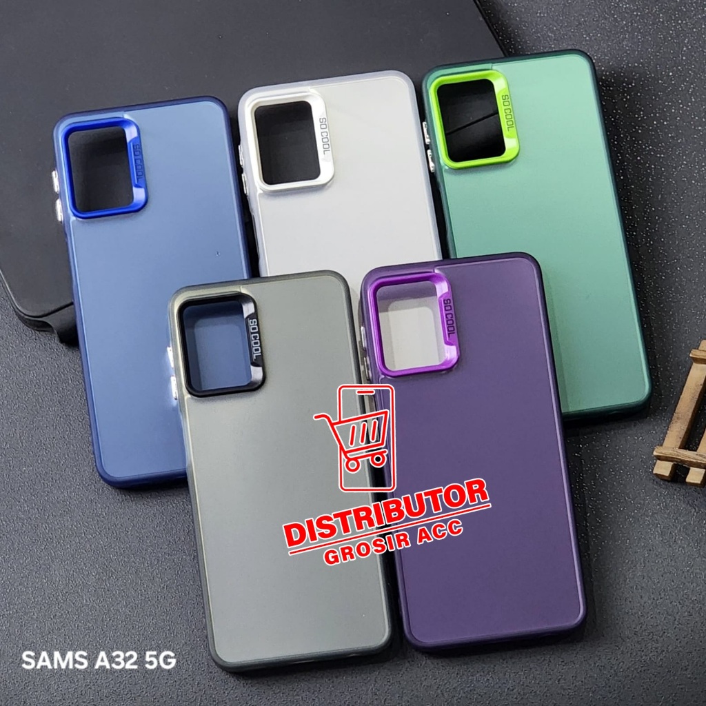 SAMSUNG A32 5G CASE IMD HYBRID PLATE HOLOGRAM CASE SOCOOL SAMSUNG A32 5G
