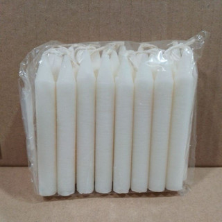 LILIN PUTIH PILLAR BATANGAN 1 pack isi 16pcs