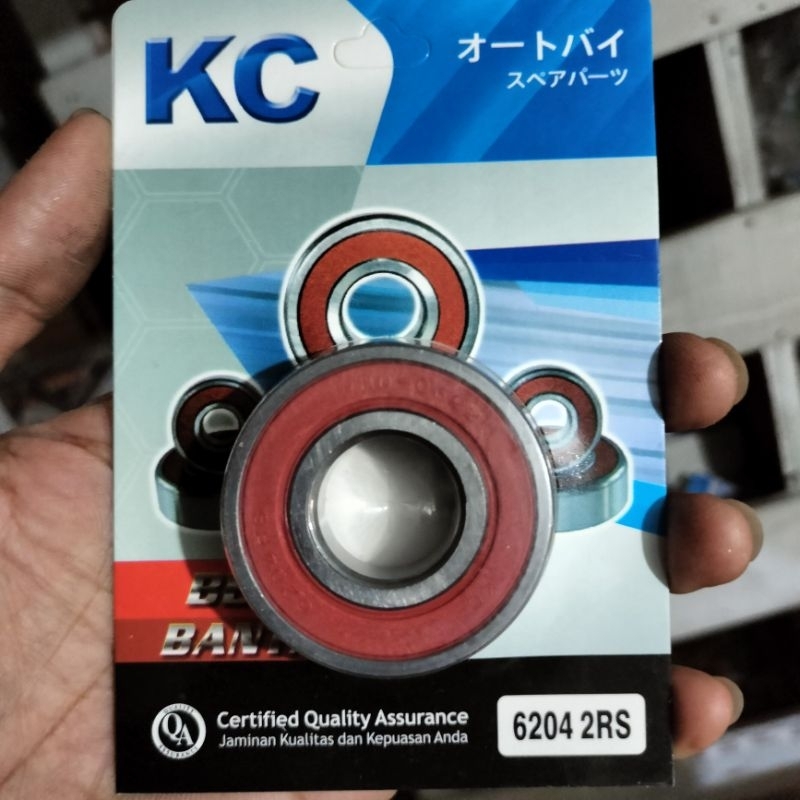 LAHER 6204 KC (2RS) สําหรับรถมอเตอร์ไซค์ 6204-2RS KC PREMIER ยี่ห้อ