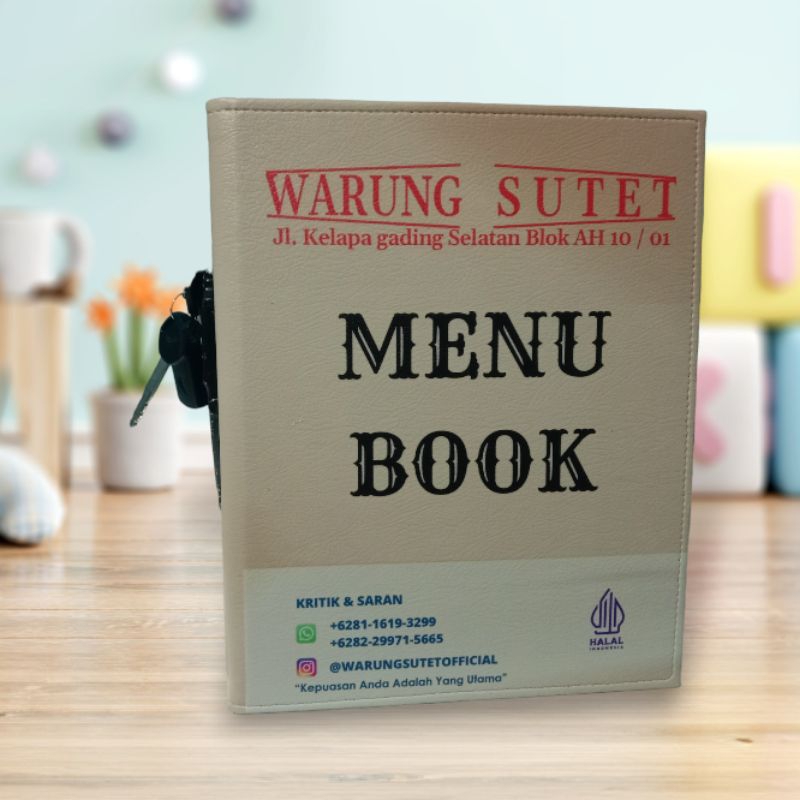 RESTAURANT CAFE HOTEL MENU BOOK โลโก้ที่กําหนดเองพิมพ์ A4/A5 กระดาษขนาดหนัง MATERIAL