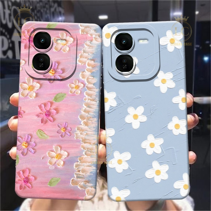 HP เคสล่าสุดสําหรับ Iqoo Z9x 2024 - Iqoo Z9x 5g Casing - เคสแฟชั่น Flower [B2.03] - เคสโทรศัพท์มือถื