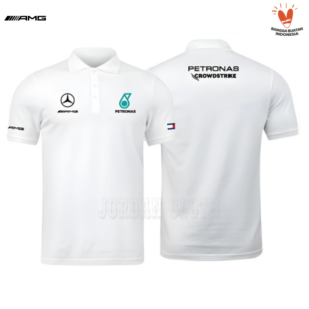 เสื้อโปโล เสื้อยืด เสื้อคอปก Amg Mercedes Petro Nas F1
