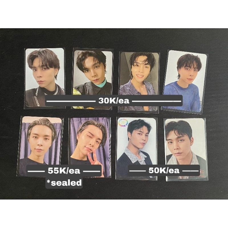 JOHNNY PHOTOCARD 2 สติ๊กเกอร์ญี่ปุ่น FAVORITE UNIVERSE MUMO NCT 127