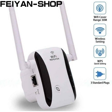 2 เสาอากาศ Wifi Repeater พร้อมเสาอากาศ 2 เสาที่ทําให้ช่วงสัญญาณ Stronger & Sophisticated