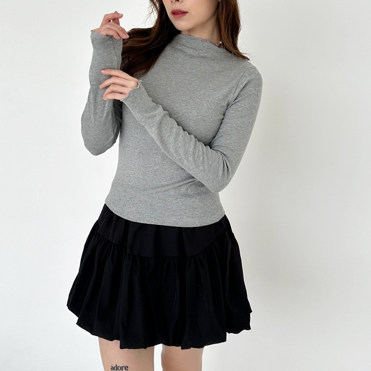 Vella เสื้อคอเต่าเสื้อถักผู้หญิงแขนยาว - Eleonor.idn