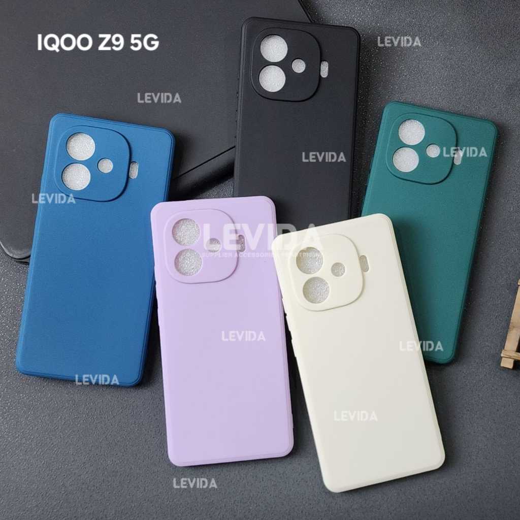 Softcase Iqoo Z9 5g Macaron Square / Case Square Edge Iqoo Z9 5g