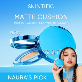 [New Launch] SKINTIFIC - Perfect Stay Velvet Matte Cushion 11ml Oil-Control 5 Shades Waterproof Sweatproof Matte Finish Poreless