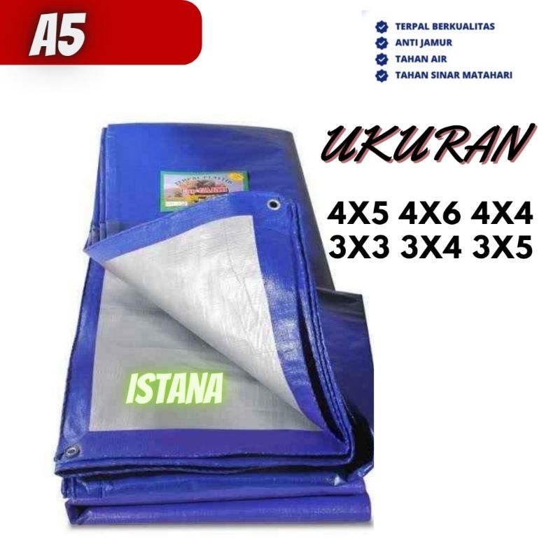 A5 TARPAULIN SIZE 3x3 3x4 3x5 สําหรับตากข้าวและกาแฟกันน้ํา