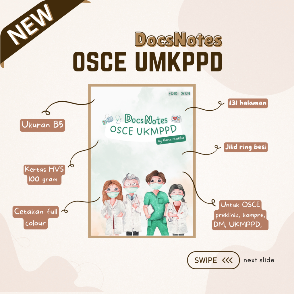 DocsNotes OSCE UKMPPD OSCE Comprehensive Preclinic Young Doctor Medical Pocket Book Medical