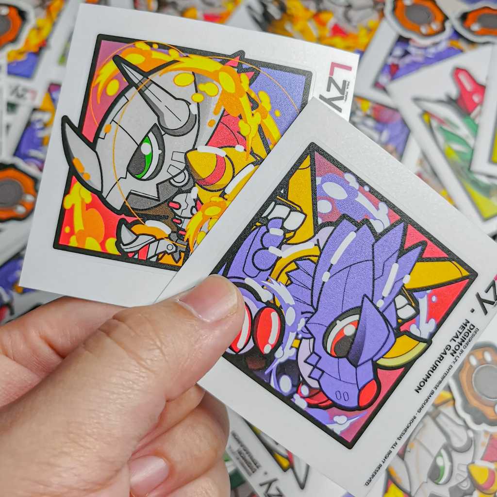 สติ๊กเกอร์ SET 79 / 80 / 81 DIGIMON (ST-079/ST-080/ST-21) ออกแบบโดย LZY - รูปที่ 6