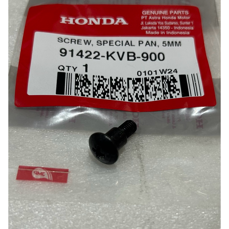 สกรูแพนโบลต์ 5 มม. เปลือกหลัง Vario110 125 150 Ori AHM 91422KVB900