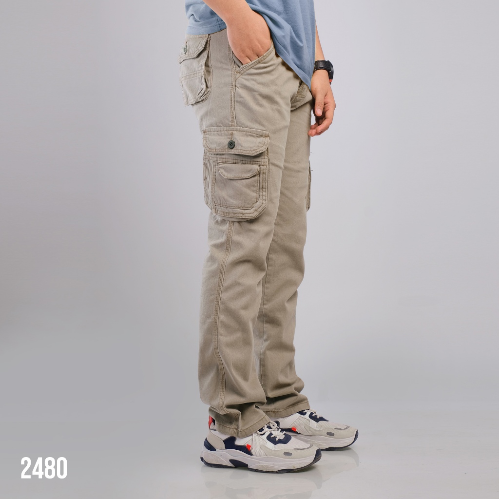 Dgm Premium Mens Long Cargo Pants 040