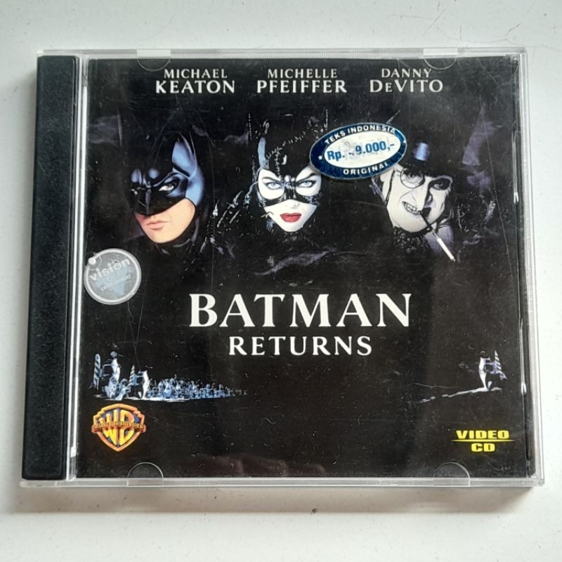 Vcd Batman Returns Michael Keston (1992) 2 แผ่น ORIGINAL Vision VideoCD