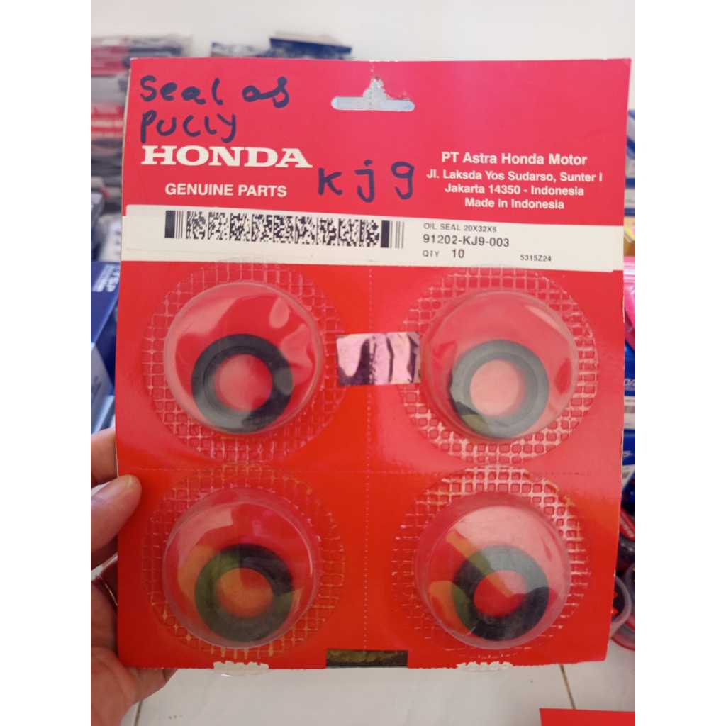 ซีล 91202-KJ9-003 ซีล As Puly 20x32x6 Beat, Beat FI, Scoopy, Spacy Original AM