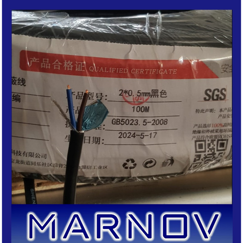 RVVP 2x0.5mm2 Shielded 2 Core Screen Cable Signal 2*0.5mm2 PERMETER