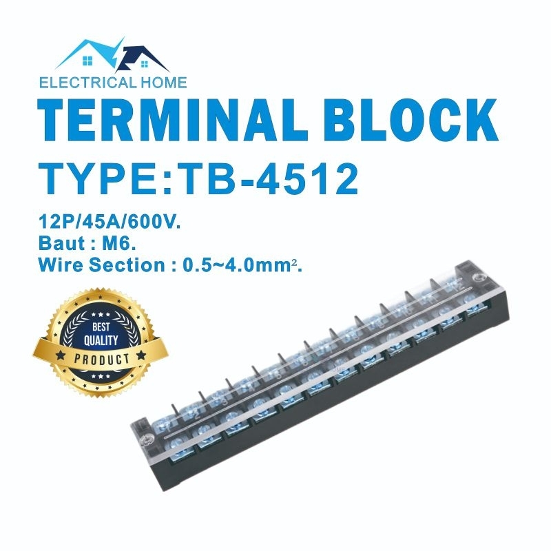 KekaStore Terminal Block Tb 4512 (45A 12Pole)