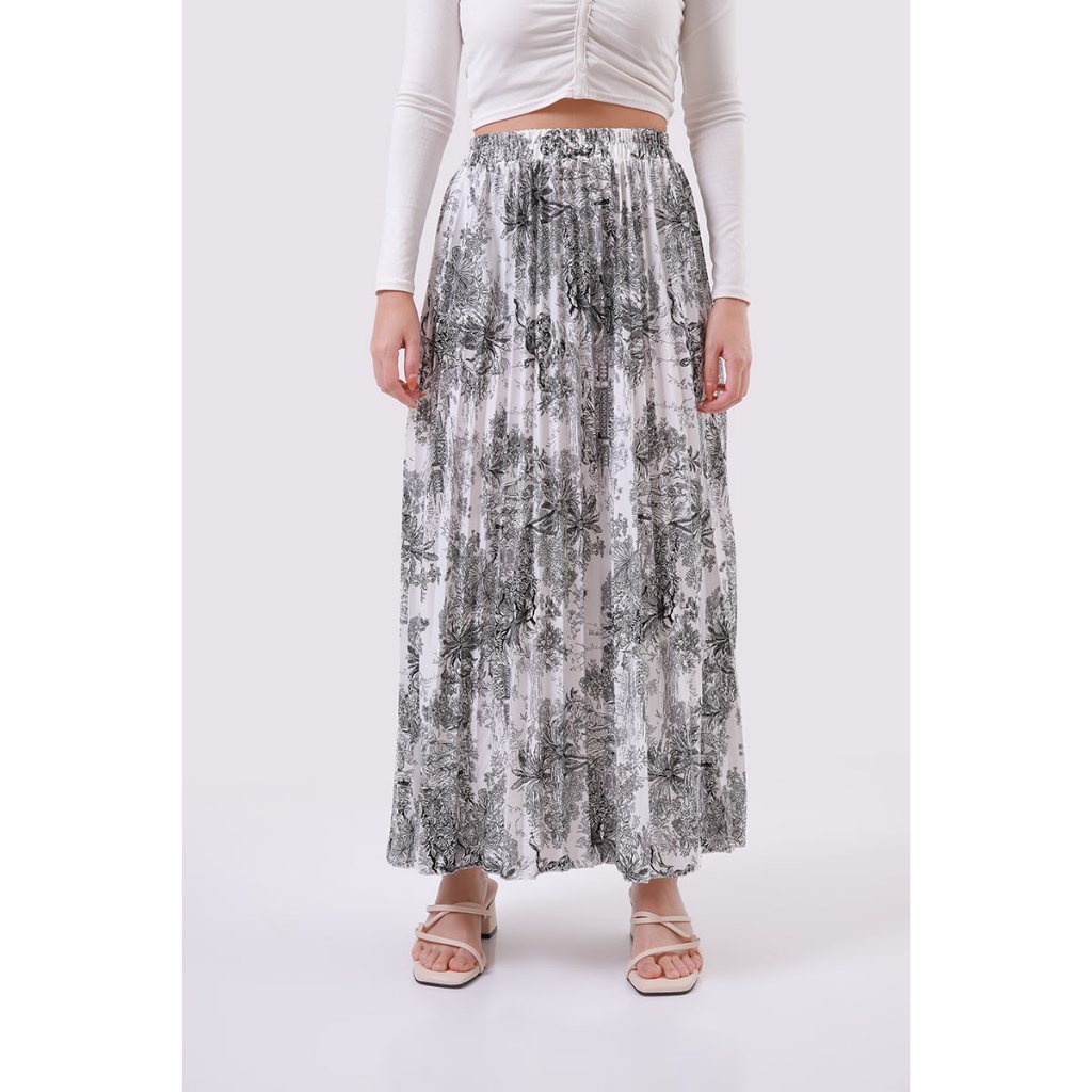 Berrybenka - กระโปรงพลีทสไตล์เกาหลี กระโปรงจีบผู้หญิง กระโปรง Tekka Ciora