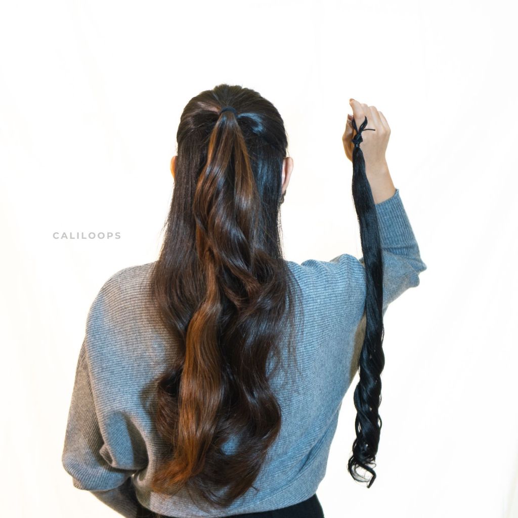 Caliloops Hair Tie Wavy Hairpiece Hair Enhancer Nowie